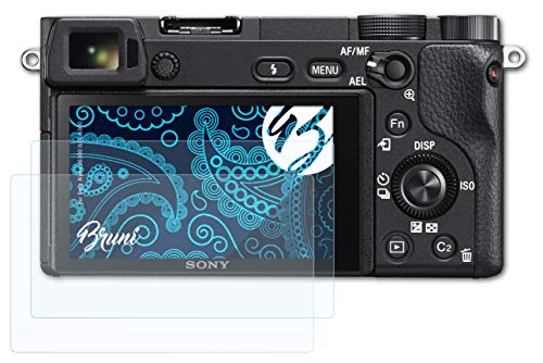 Bruni Screen Protector compatible with Sony Alpha a6300 ILCE-6300 Protector Film, crystal clear Protective Film (2X)
