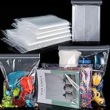 600 Count Large Resealable Plastic Bags, 2Mil 3 Assorted Sizes - 9 x 12 in, 10 x 13 in, 13 x 15 in...