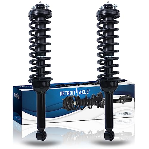 Detroit Axle - Rear Struts for 1997-2001 Honda CR-V Complete 2 Struts with Coil Spring 1998 1999 2000 Replacement Quick Install Ready Strut Shock Assembly