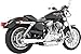 Freedom Performance Exhaust 3-1/4&Prime, Racing Slip-Ons Chrome with Chrome End Caps HD00320