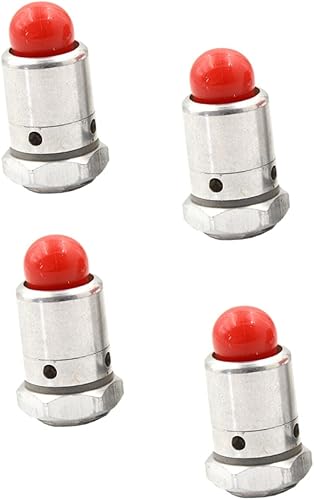 VILLCASE 4 piezas de seguridad para olla a presión, válvula universal para olla de presión, resistente a altas temperaturas, fácil de instalar y Cle