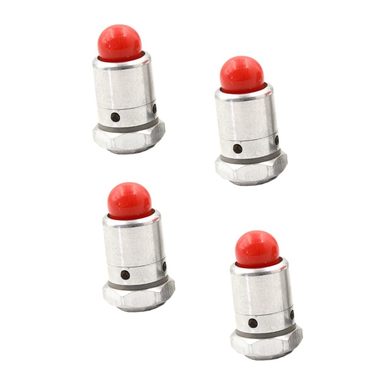 VILLCASE 4 Pcs Pressure Cooker Safety Relieve Valves Universal Pressure Cooker Valve High-temperature Resistant Easy Install and Cle