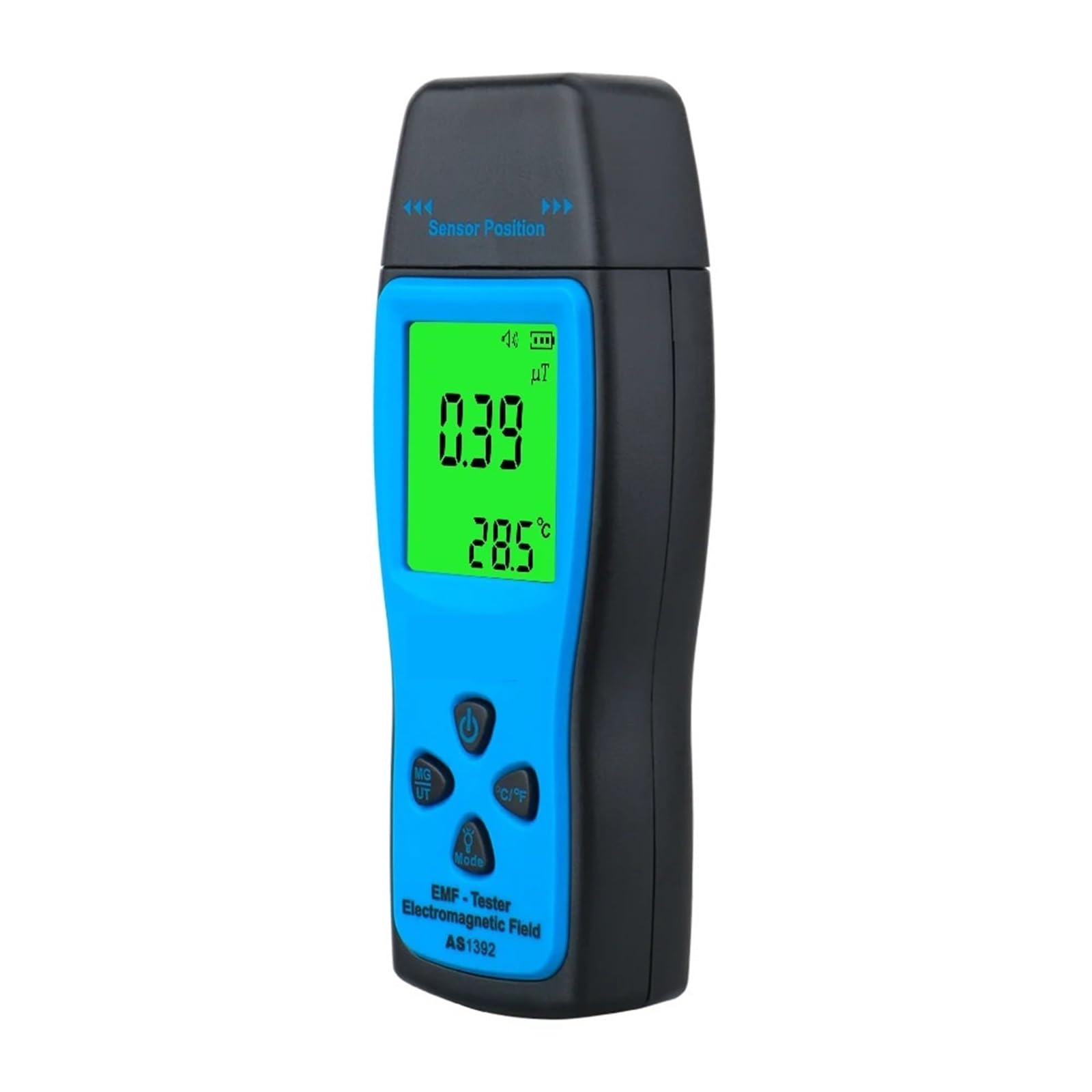 Miernik pola elektromagnetycznego Cyfrowy Miernik Pola Elektromagnetycznego Mini Tester Promieniowania Z Podświetleniem LCD Dozymetr Detektorem