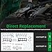 Head Gasket Set Fits for Ford Crown Victoria/E150/E250/Explorer/F150, Fits for Lincoln Town Car, Fits for Mercury Grand Marquis/Mountaineer 4.6L V8 2004-2011 OE*HS9792PT-8 HS9792PT-9
