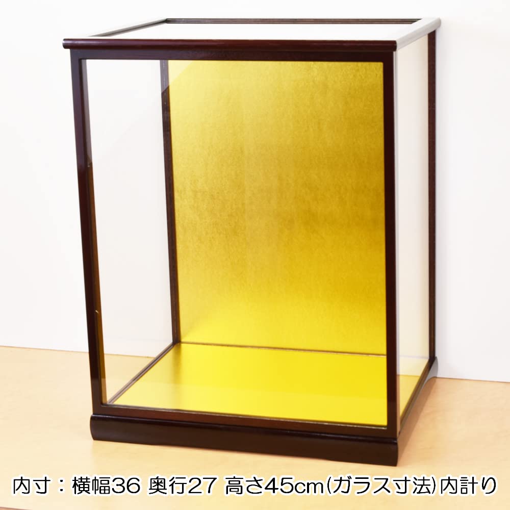 Amazon | 雛人形ケース 人形ケース ガラスケース 横36奥27高45cm 五月