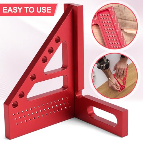 Escuadra Medidora Woodworking de Aleación de Aluminio miniatura 3