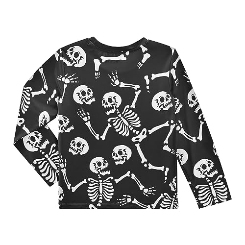 Image of CaTaKu Boys Swim Shirt Toddler Rash Guard Long Sleeve Swimsuit for Boys Girls UPF 50+ 3-12T