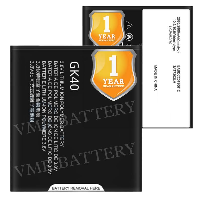 Image of Original GK40 Battery Compatible for Motorola Moto E3 | Moto E (3rd Gen.) (XT1700) | Moto E4 | Moto E (4th Gen.) (XT1763, XT1766) - (2800mAh) - 1 Year Warranty K7