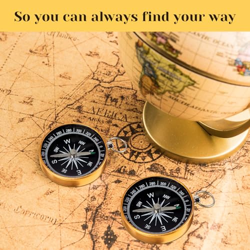 Huquary Compass Souvenir para Eventos de Viaje 150 Pcs miniatura 6