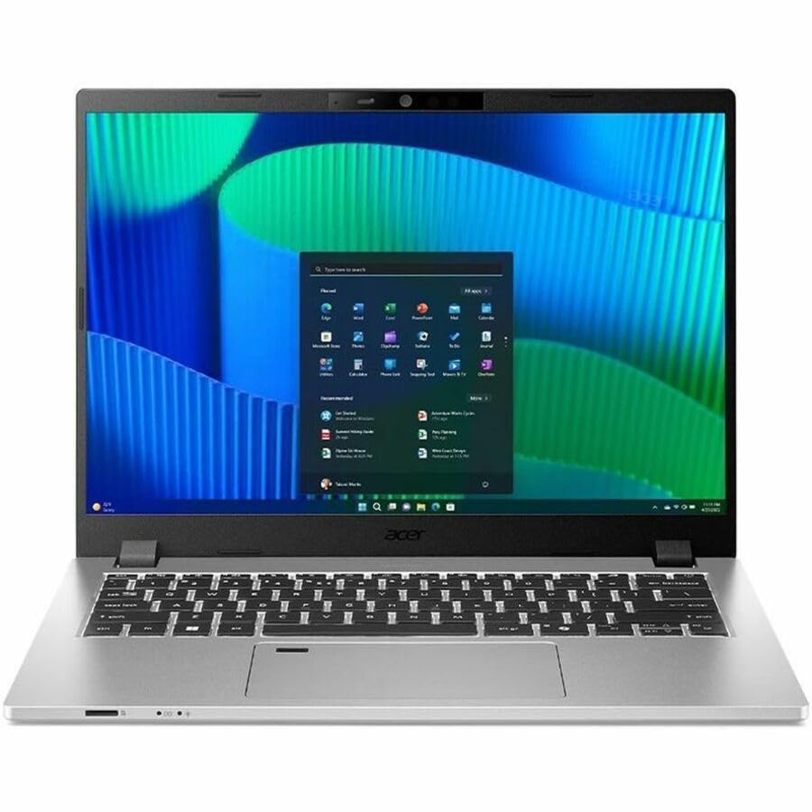 Image of Acer TravelMate P2 14 TMP214-56 TMP214-56-54NF 14 inch Notebook - WUXGA - 60 Hz - Intel Core 5 120U - 16 GB - 512 GB SSD - English Keyboard - Silver