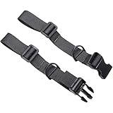 [TS・CORP] チェストストラップ リュックずれ落ち防止ストラップ ショルダーずり落ち防止バンド バックル式 調整可能 バックパック/リュックベルト 肩紐固定大人 子供 適用 ブラック