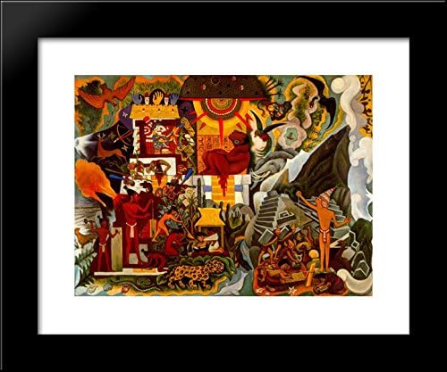 Pre Hispanic America 20x24 Framed Art Print by Rivera, Diego