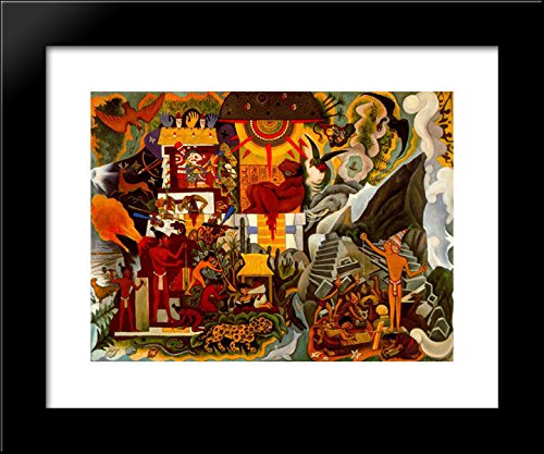 Pre Hispanic America Diego Rivera framed print