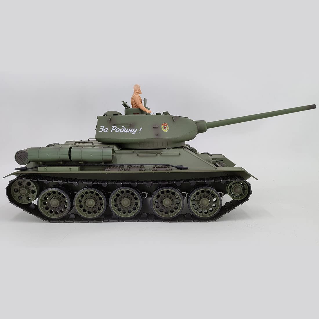 1:16 T34/85 Tanque de combate de construcción de maquetas (versión actualizada/verde militar)