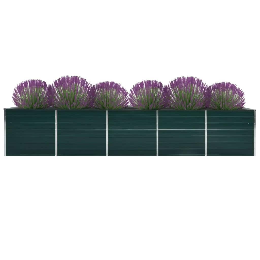 Lit surélevé de jardin grand format acier galvanisé robuste 400 cm