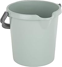 Wham Silver Sage High Grade 5Lt Durable Plastic Bucket with Litre Scale