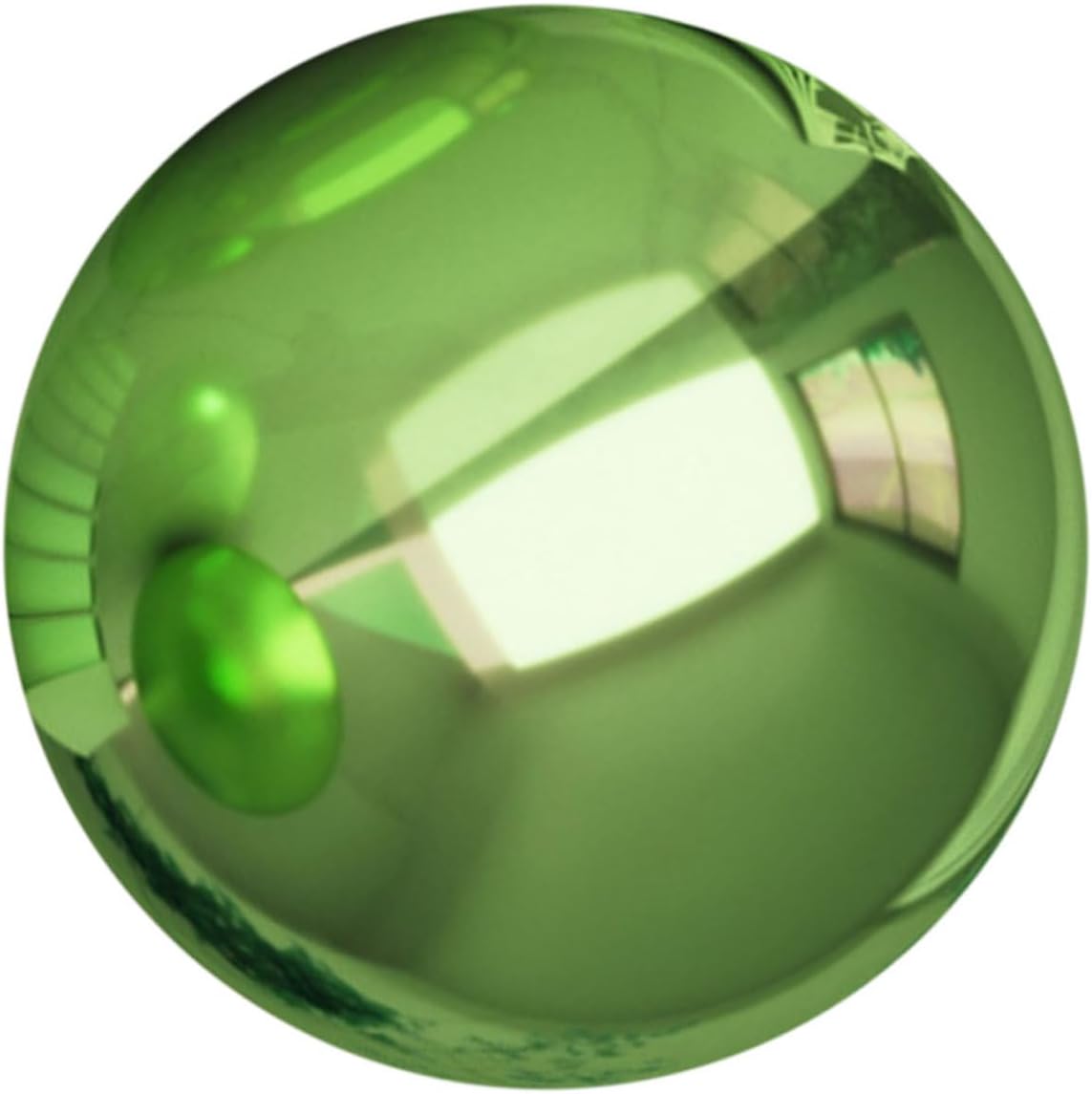 garden gazing ball,Ornament Hollow Ball Mirror finish garden ball,gazing balls, Garden Reflective Ball Stainless Steel Metal Grape Ball(Green,120mm)