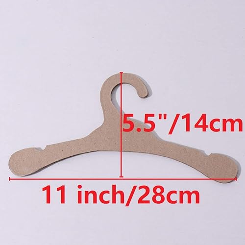 Miniatura 9 de Perchas de cartón, perchas de cartón respetuosas con el medio ambiente, 32 piezas de perchas de bebé, duraderas, perchas de madera para bebé,