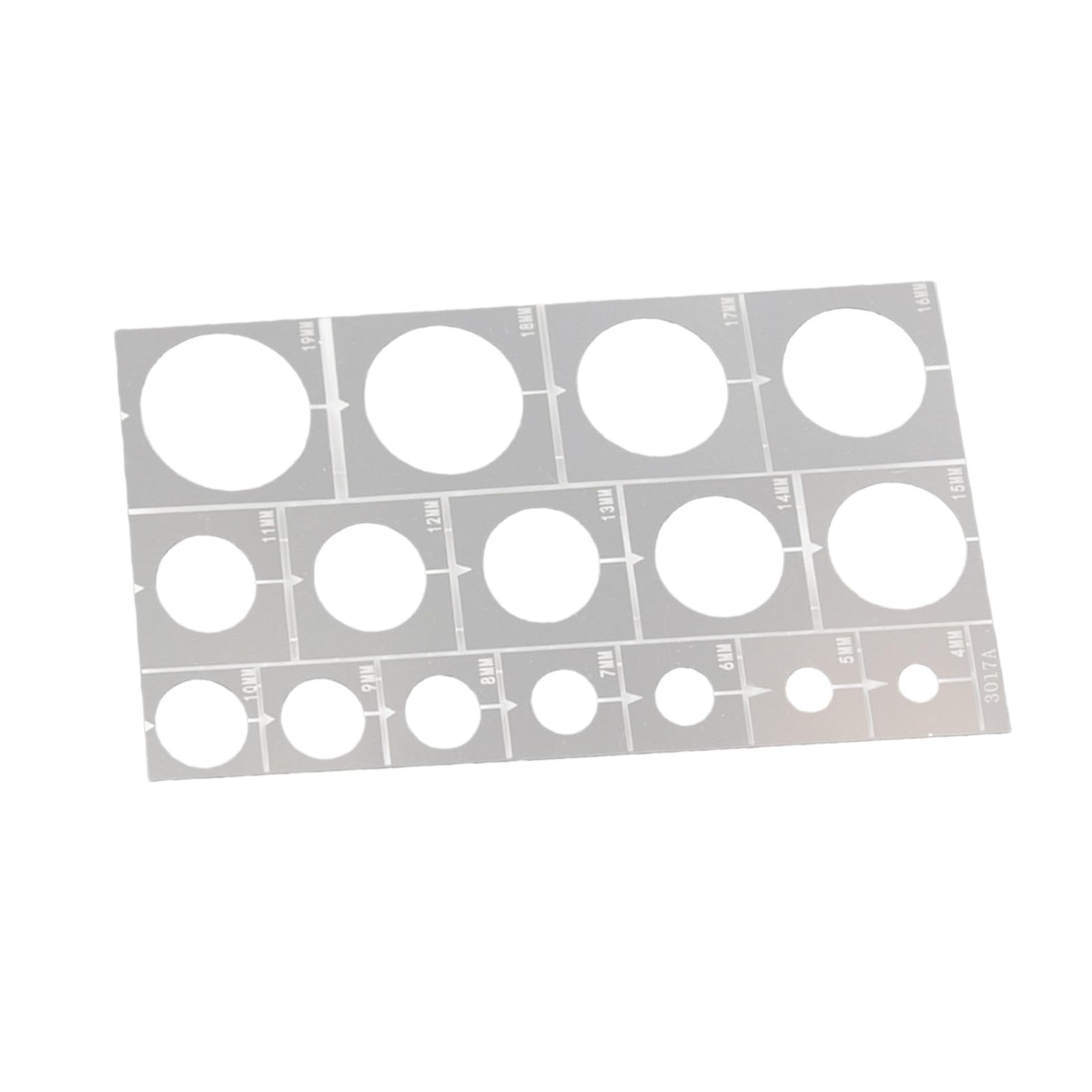 Coloring Instrument Car Tanks Model Roadwheel Rims Sprayer Stencil Template with Measurement Guide Model Making Accessories