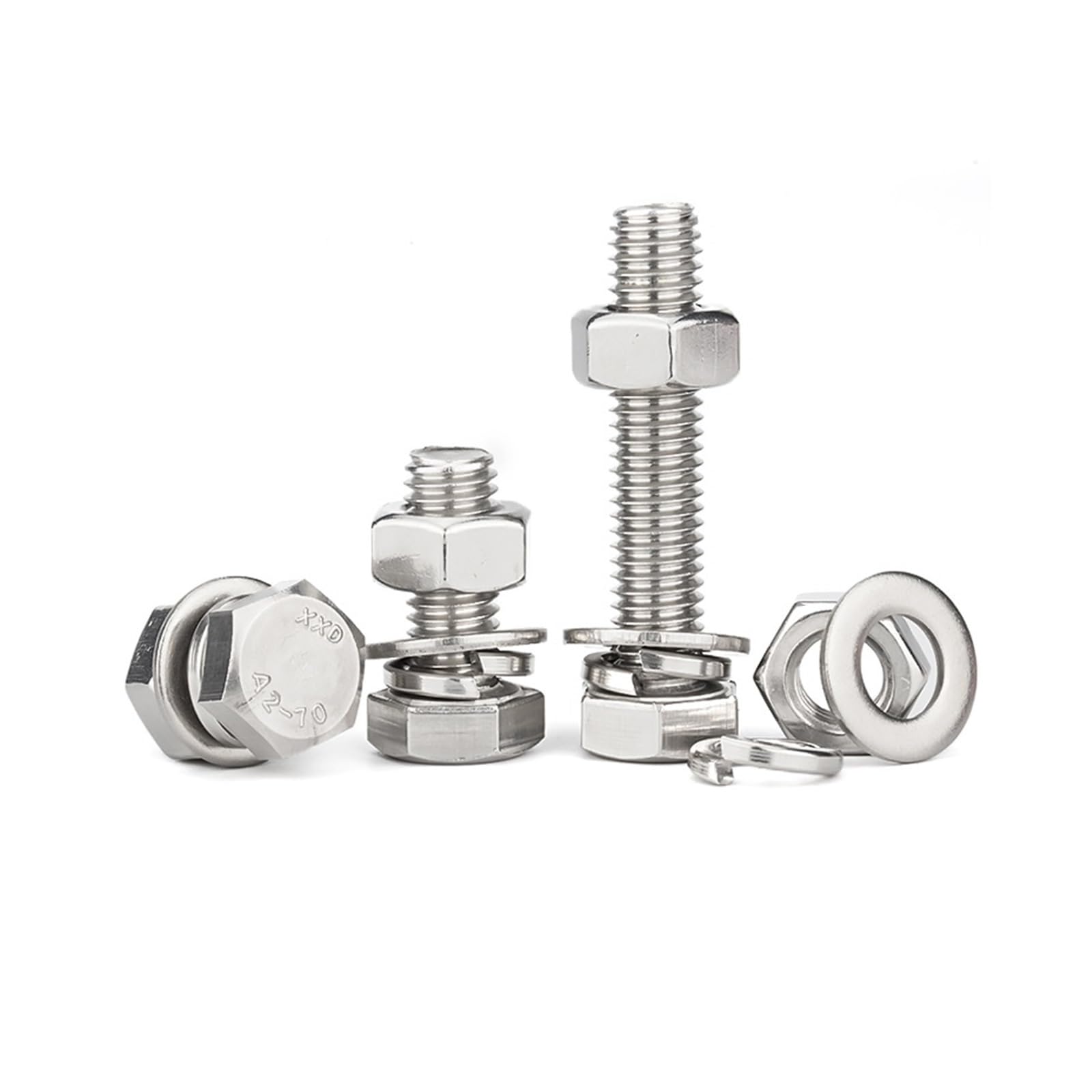 Kit Viti Professionali Bulloni A Testa Sesta Con Presa Esagonale - Misure M2 A M8, Lega Acciaio 10.9 Nero, Per Fissaggi Robusti Bulloni Testa Esagonale Cava