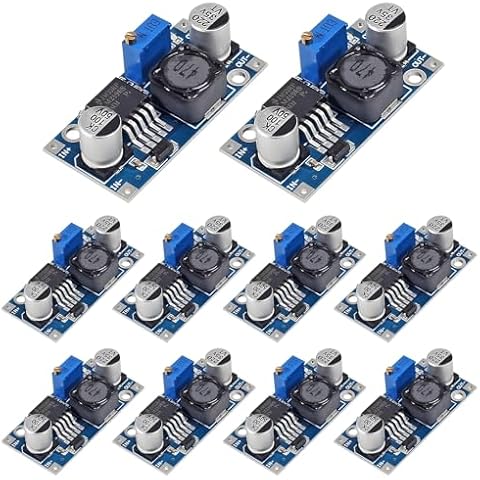 AITRIP 10 Pack LM2596 DC to DC Buck Converter 3.0-40V to 1.5-35V Power Supply Step Down Module Cover