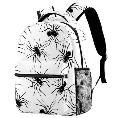 Sac à dos de voyage araignée multicolore enfant avec porte-bouteille