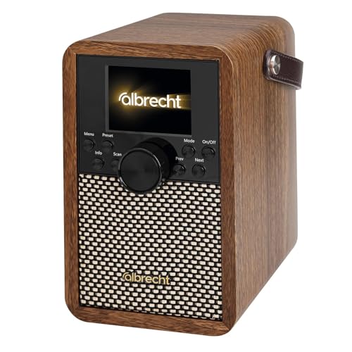 Radio numérique Dab+ au son cristallin Albrecht DR 710 avec système d'alertes ASA et BT 5.3