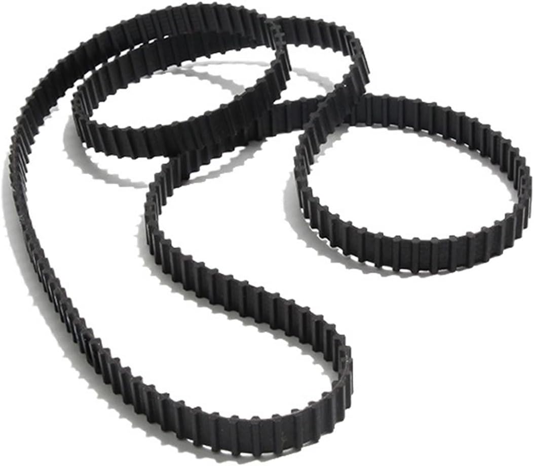 350DXL-396DXL Teeth Pitch 5.08mm Rubber Double-Sided Toothed Belt 10mm/12.7mm/15mm Belt Width