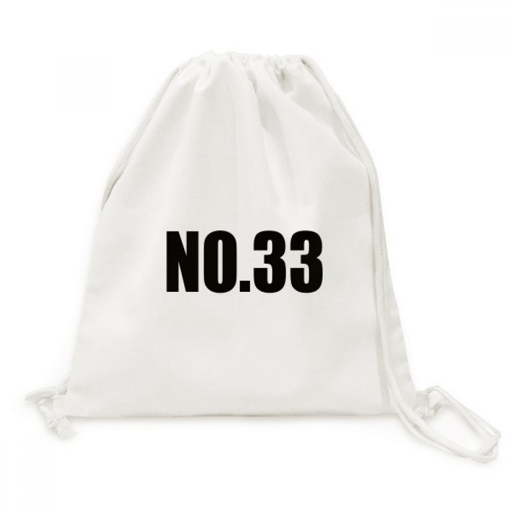 Sac cordon canvas Numéro Chanceux 33 pour voyage - 5