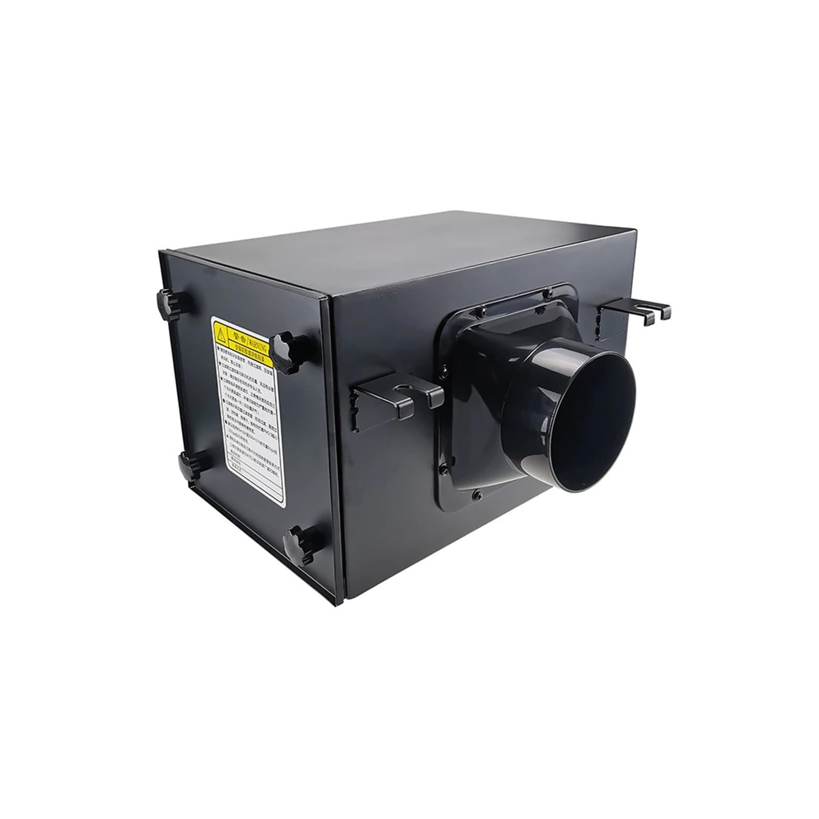 Boîte de Filtre en Ligne d'admission d'air Frais avec pré-Filtre, Charbon Actif et Filtre(6 inch 150MM)