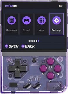 YUEG Miyoo Mini Plus Handheld Game Console with Open Source System, 3.5 Inch Mini Portable Handheld Console, Arcade Video Game Console, Supports WiFi (128G 11000 Games)