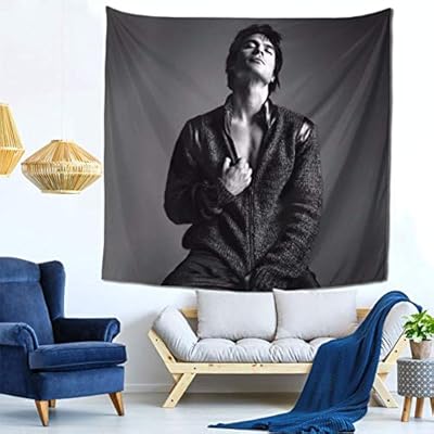 Graslio Ian Joseph Somerhalder Tapestry Web Celebrity Decoration Web Celebrity Layout Room Background Cloth Bed Head Hanging Cloth Bedroom Wall Cloth Tapestry 59x59Inch