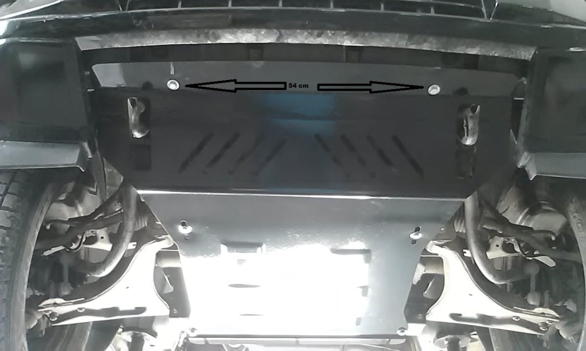 Protección metálica bajo motor compatible con Mitsubishi Pajero 4 (V80, V90) - (2007-2021)