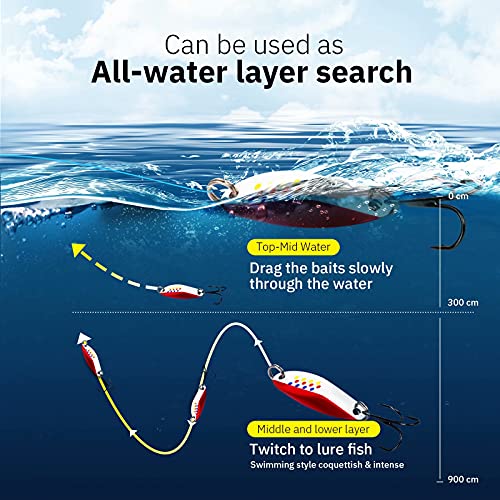 THKFISH-Angeln-Spoon-Kunstkoeder-Angelkoeder-Forellenkoeder-Spoons-fuer-Trout-Pike-Bass-Crappie-Walleye-35g-55g-75g-105g-145g-215g-5Stueck