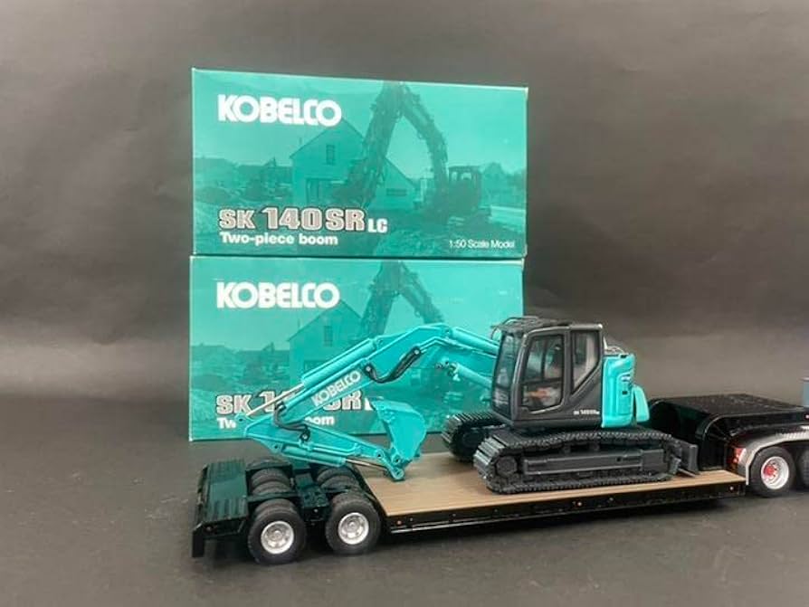 再入荷 レア コベルコSK140SRLC Two-piece boomコンラート1/50