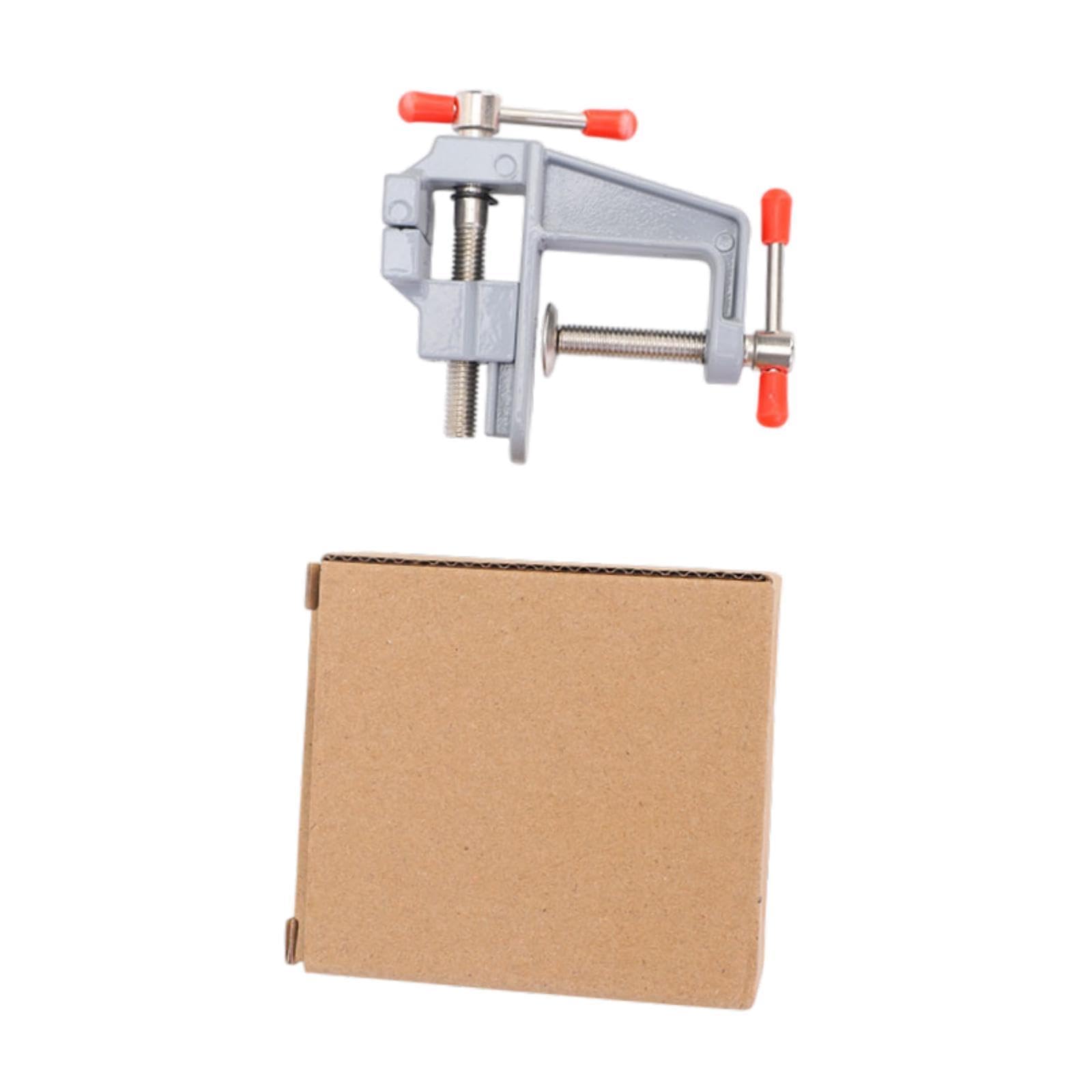 Baoblaze 5x Mini Morsetto Da Tavolo Morsa Da Banco Da Lavoro Robusta Comoda Portatile Strumento Artigianale Riparazione Piccola Morsa Da Banco per G, 6 pezzi