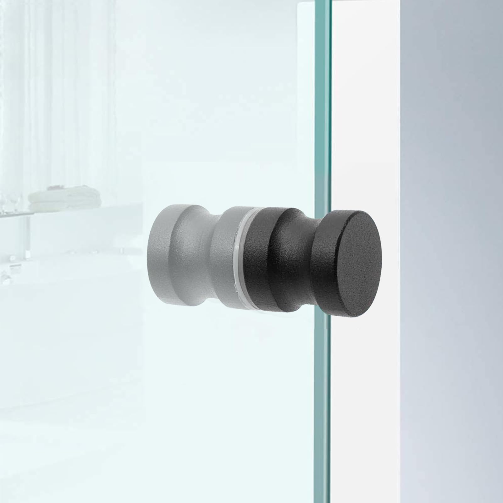 2 Pezzi Doccia Porta Pulsante,Maniglie Porte Doccia in Acciaio Inox Pomello Pomolo per Porta Doccia Pomello per Porta Pomolo per Porte Vetro Pulsante per Porta Doccia per Bagno Casa Hotel