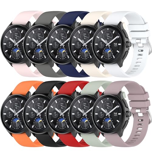 FitTurn 10-Pack bandas para Xiaomi Watch S1-S4 miniatura 1