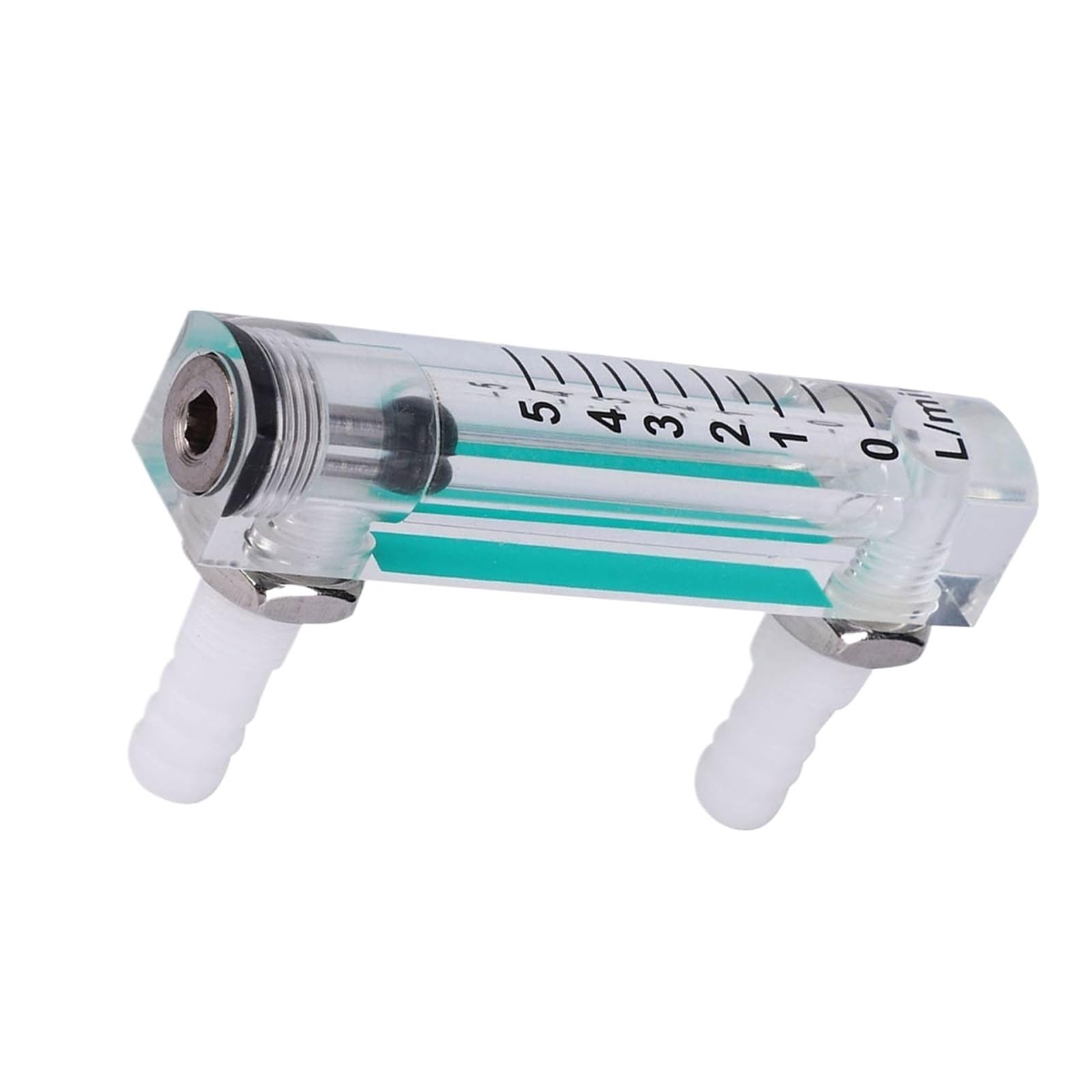 Medidor de flujo de gas, medidor de caudal de aire LZQ-1, medidor de flujo de oxígeno y dióxido de carbono de 1 a 5 LPM.