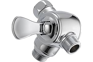 Delta U4929-PK Three-Way Shower Arm Diverter for Handshower in Chrome