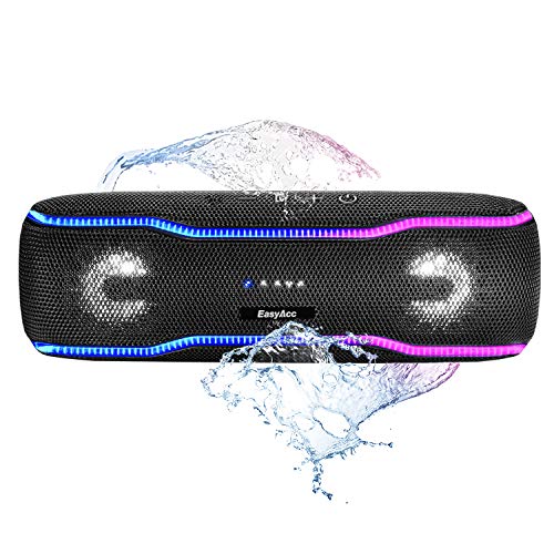 Portable Bluetooth Speaker, EasyAcc IPX7 Waterproof Wireless Party Speaker with Dual 10W Stereo