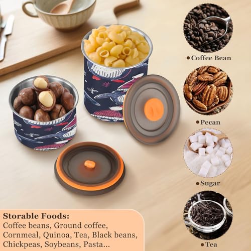 Contenedor de café al vacío Qilmy Penguin 17oz acero inox miniatura 6