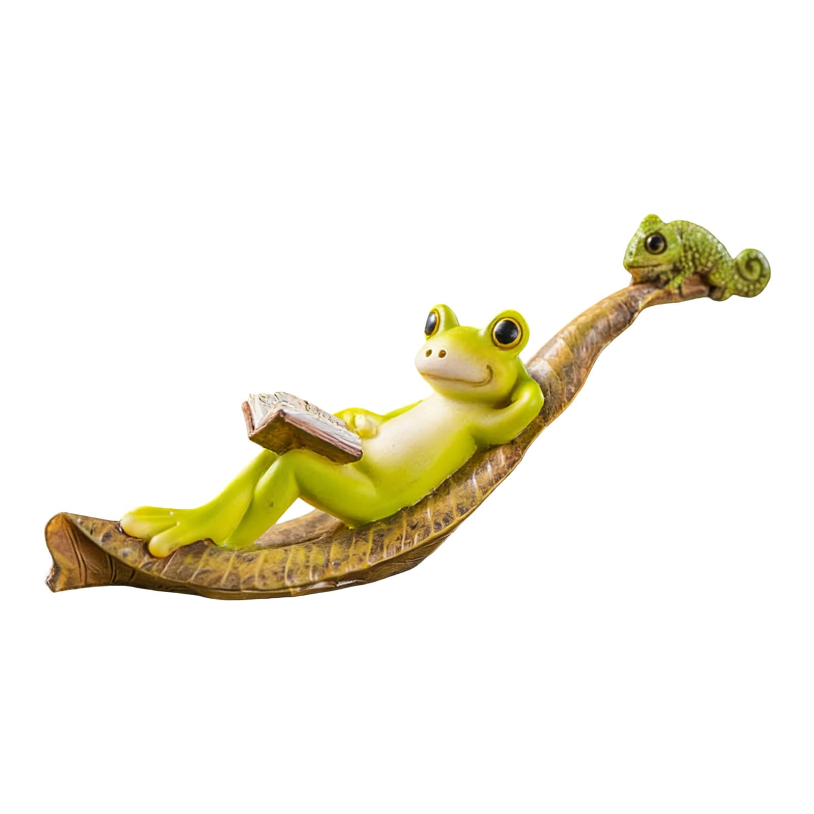 Piceioep Practical Frogs Sculpture As Plant Ornament in Flower Pots for Stylish Home Use Statue