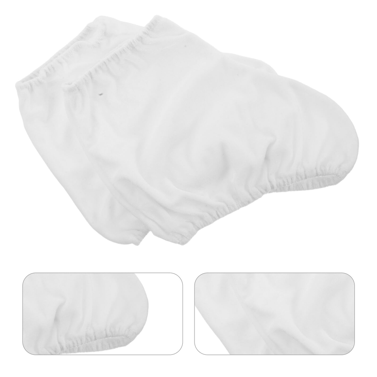 4 Stück-Pack Schlittschuhüberzüge Eiskunstlauf Schuhschutz Weiß Größe (gr 37-43) Elastisch Strapazierfähig Überschuhe für Erwachsene Eisläufer Training und Reisen