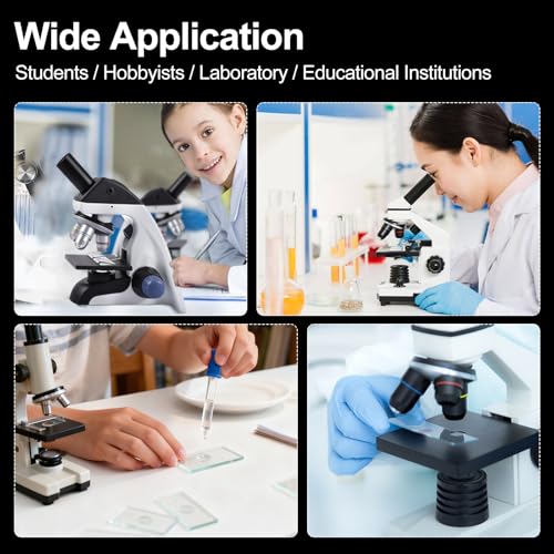 eLabPal Microscope Slides Concave 50pcs, Single Concave Slide with Single Depression Pre-Cleaned Optical Glass for School Lab Observation