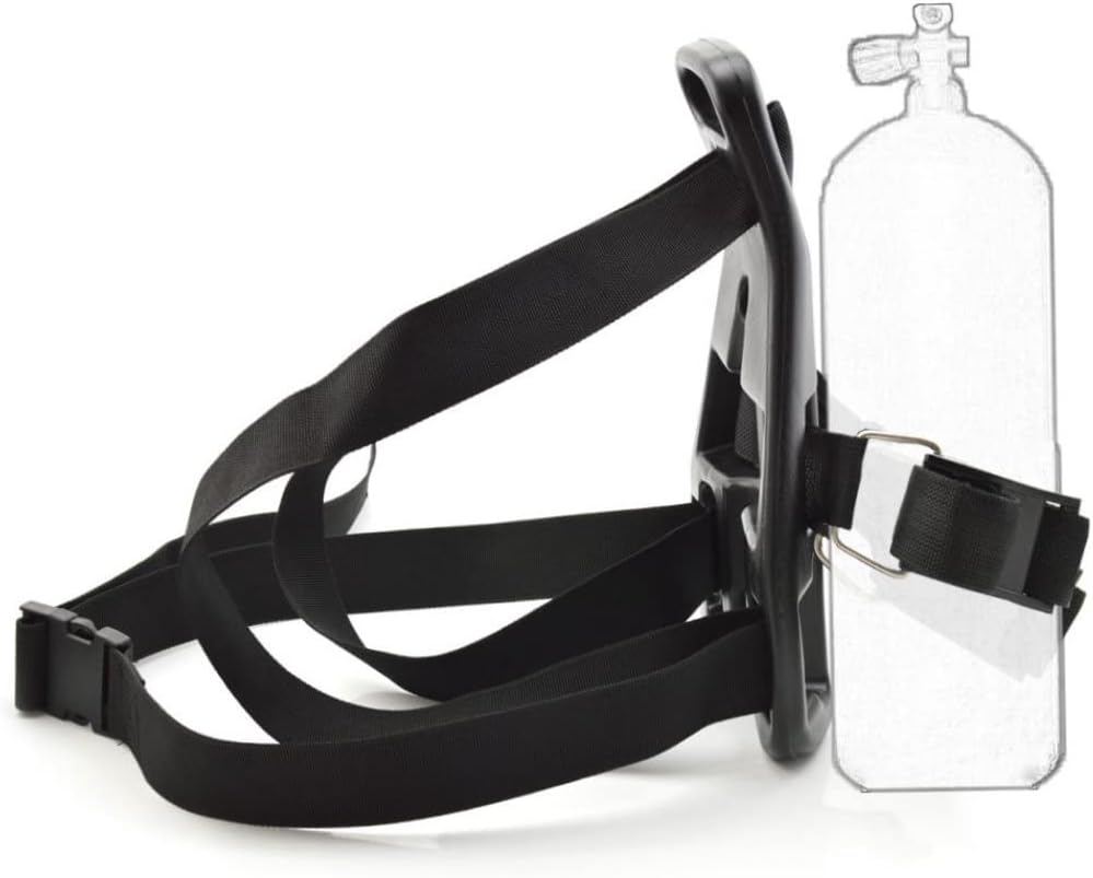 Diving Tank Backpack Tank Back Holder Diving Bracket Oxygen Bottle Holder for Under Water Sports, Accessories