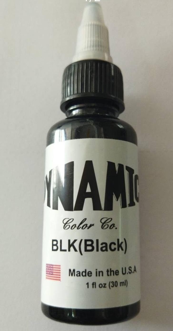 Forever Tattoo SUPLY Dynamic Ink BLK (Black) 1oZ 30ml. 1pic. Original Tattoo Ink (Black 30 ml)-image-43