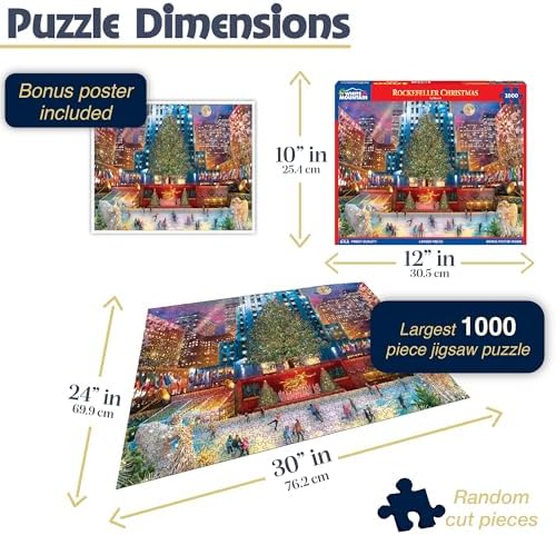 1000 Piece Jigsaw Puzzle Winter Christmas Holiday