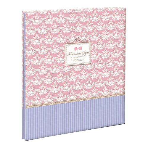 ビス式白フリー台紙/L/フヤスアルバム/フェミニンスタイル 10L-1207