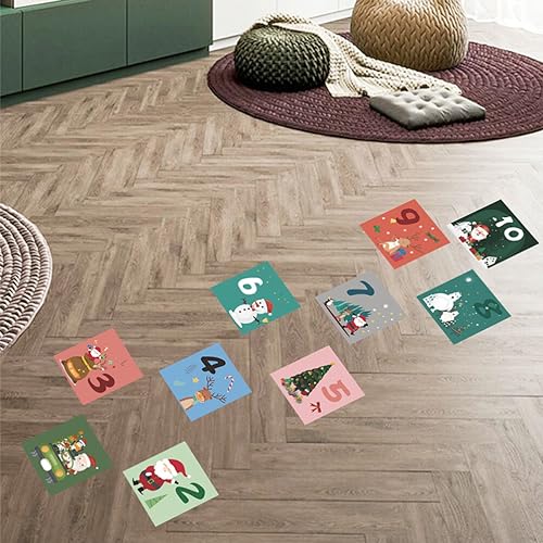 VICASKY Number Lattice Floor Sticker - Image 3